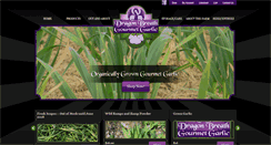 Desktop Screenshot of dragongarlic.com